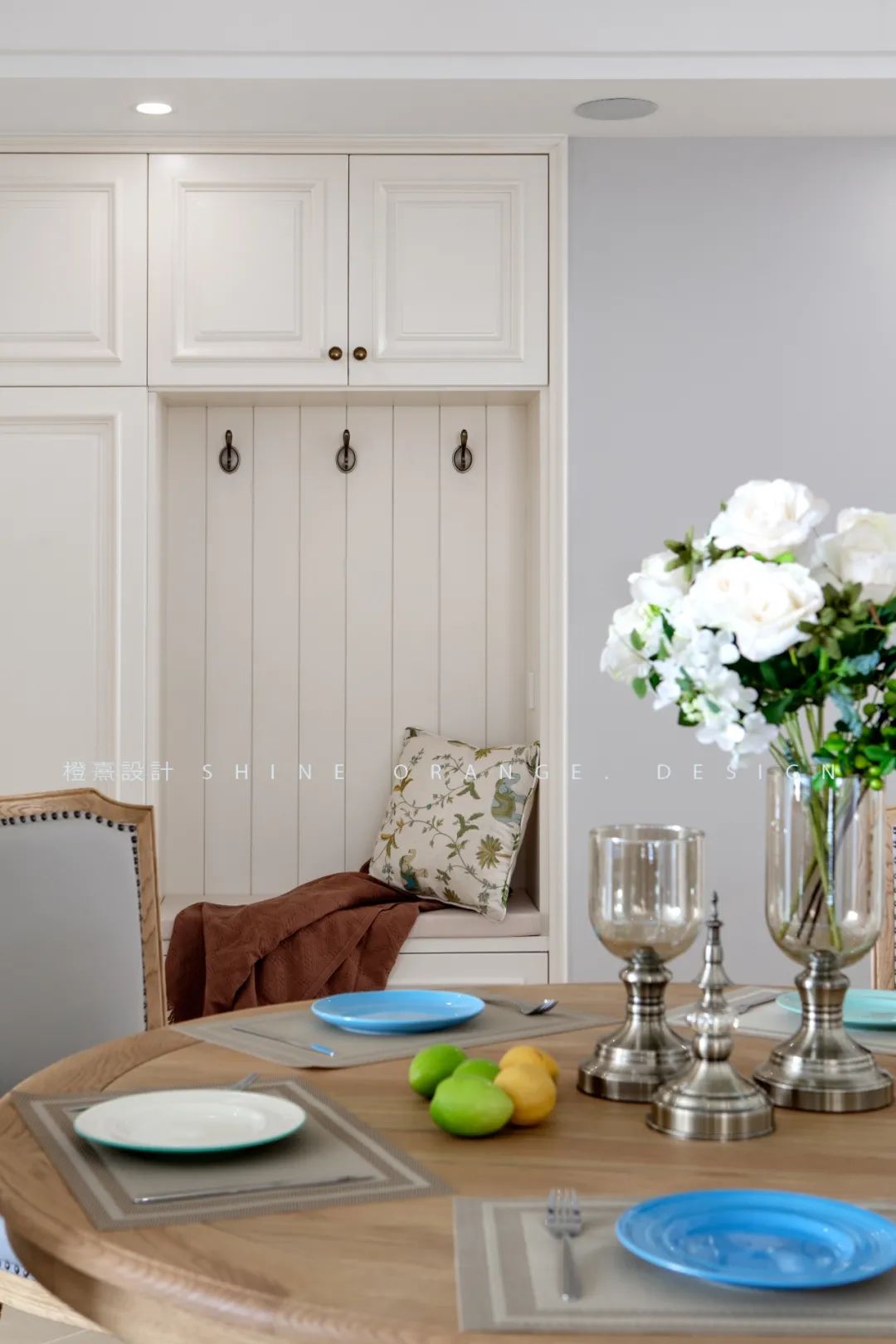 《橙熹设计》宁波现代美式别墅,温馨浪漫,打造舒适居家空间-16