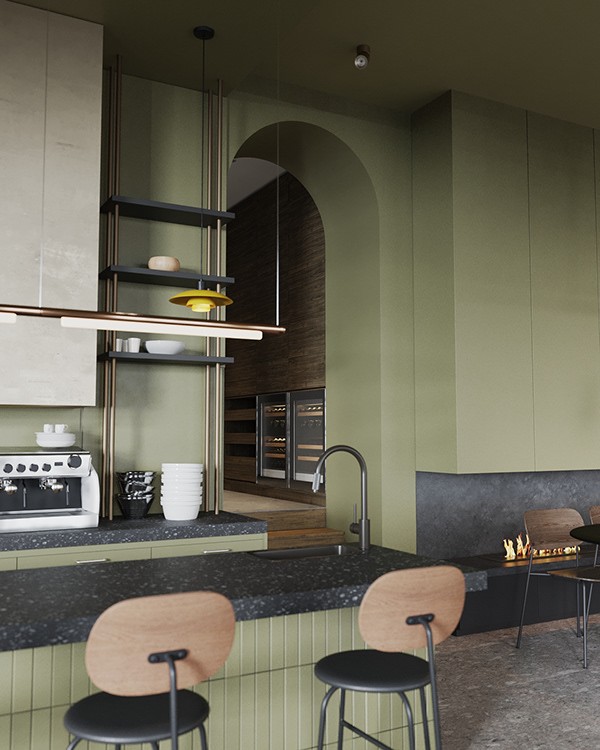 圣彼得堡200㎡ 葡萄酒酒吧-11