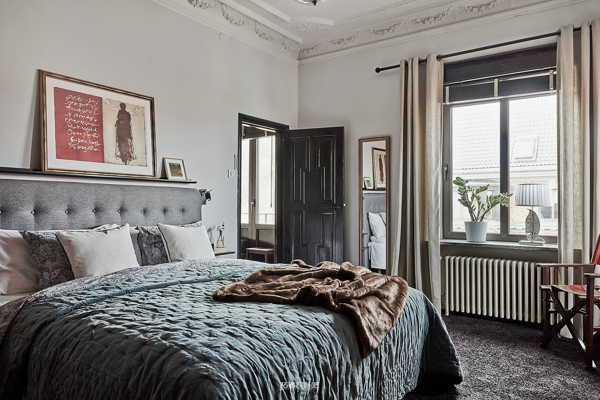 哥德堡 1928 年老建筑改造的优雅生活空间-14