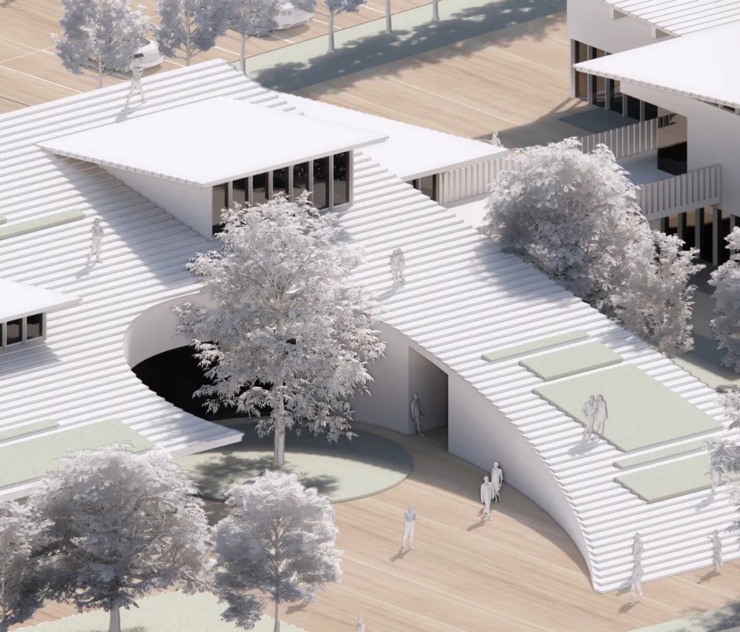 新埭社区未来社区党群服务中心项目丨中国嘉兴丨浙江省建筑设计研究院有限公司第七建筑设计院建筑创作孵化团队-50