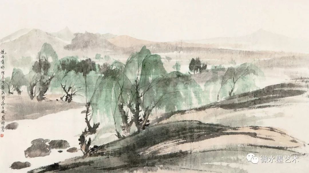 傅抱石的春意江南——生活艺术化·艺术生活化-25