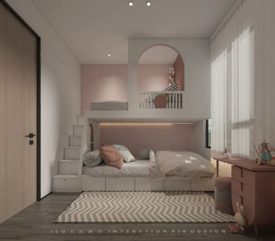 北欧风清新之作 · 福建漳州室内设计案例丨中国漳州丨JLD 设计-27