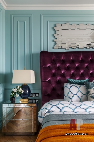 3室法式经典风彩色点缀公寓室内设计丨俄罗斯莫斯科丨Сальберг  Вачнадзе Оксана-41