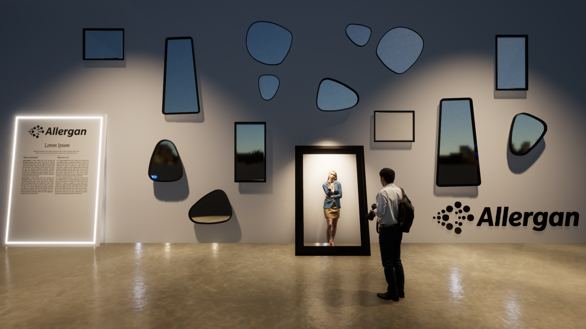 Cenografia Allergan Tátil lançamento-9