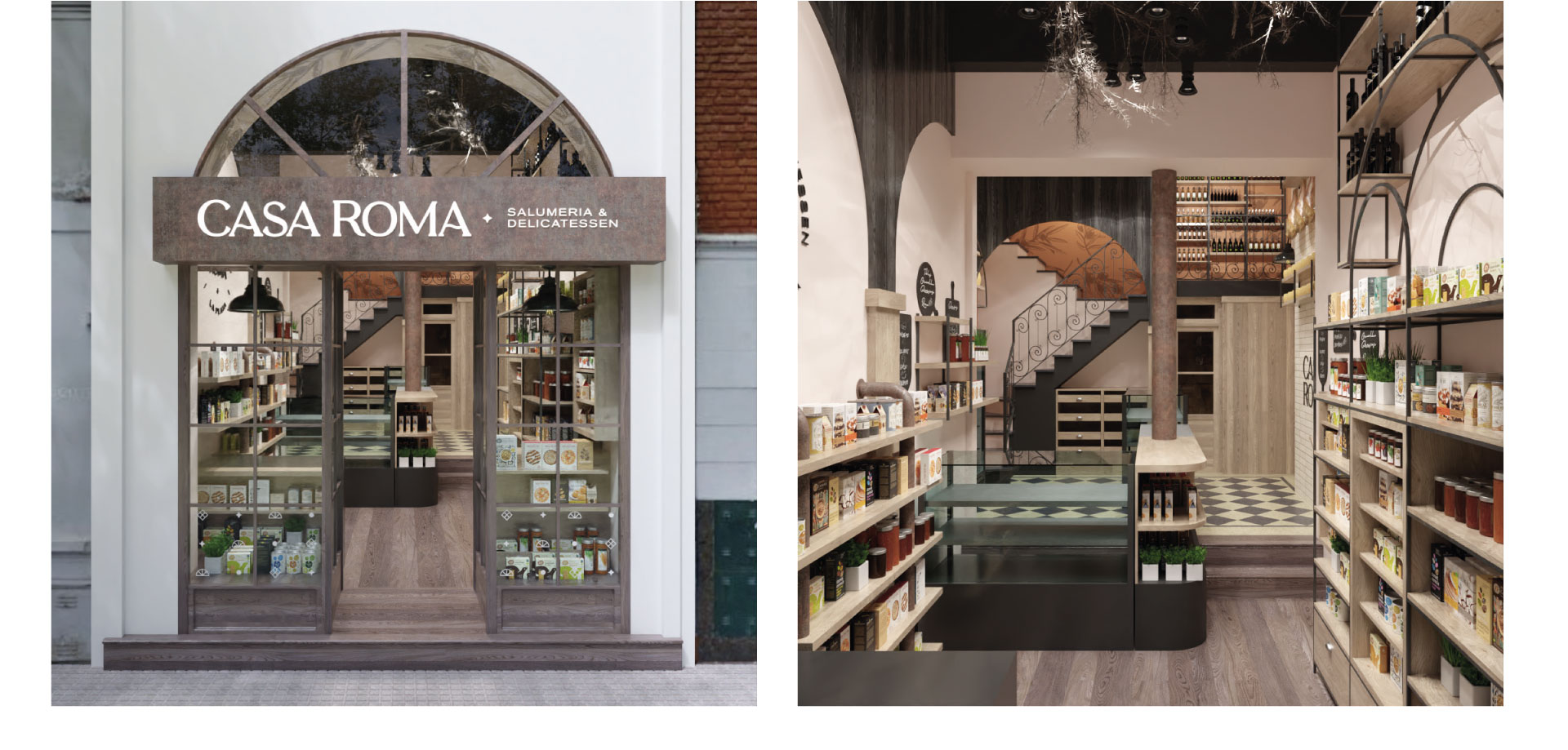 Casa Roma 熟食店和葡萄酒商店设计丨1250 团队-9