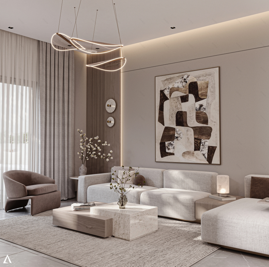 沙特阿拉伯的简约公寓丨沙特阿拉伯丨Pyraviz-6