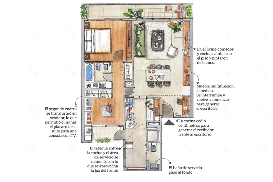 阿根廷公寓焕然一新,现代明亮-13