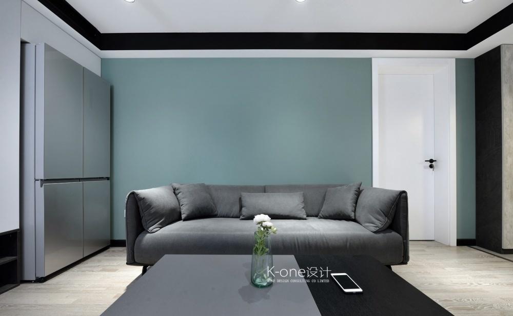 小空间大收纳 | 黑白绿的自然清新家居设计-7