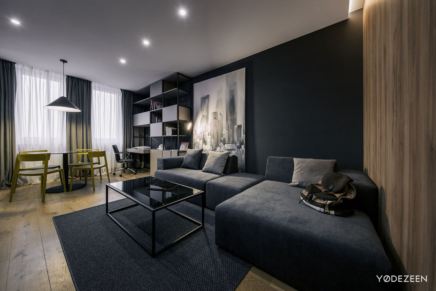 乌克兰小户型公寓，功能齐全的极致空间-1