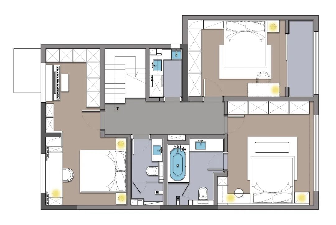 荣德荣泽公馆现代风格别墅设计丨中国西安丨青马别墅设计-43