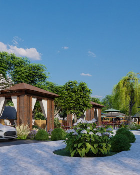 Landscape + Cafeteria design