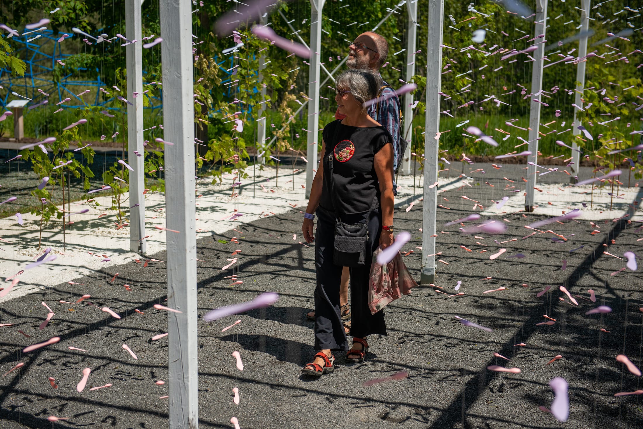 2019 加拿大国际花园节 | 彩色“岩石”结构装置引人入胜-41