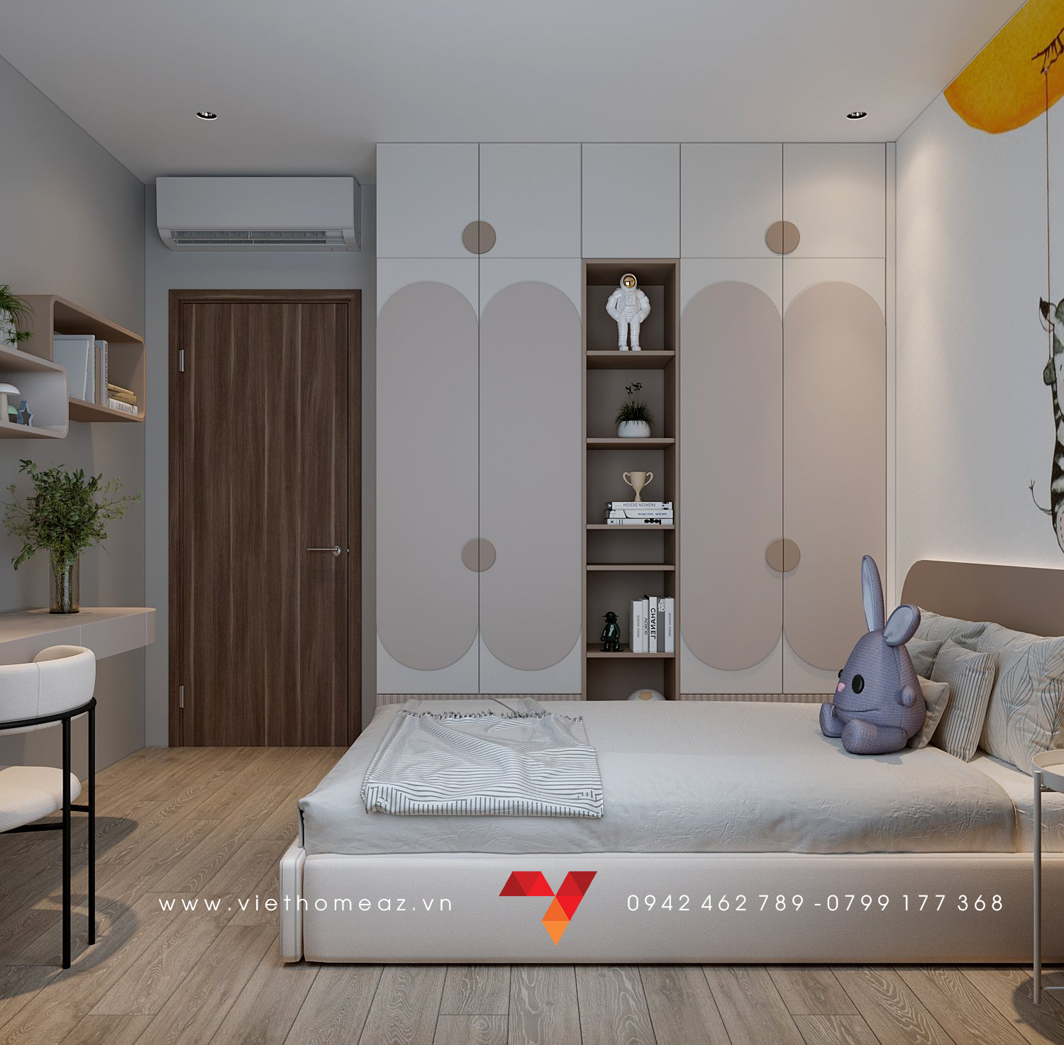 Vinhomes Smart City 室内设计项目丨越南河内丨VietHome-17