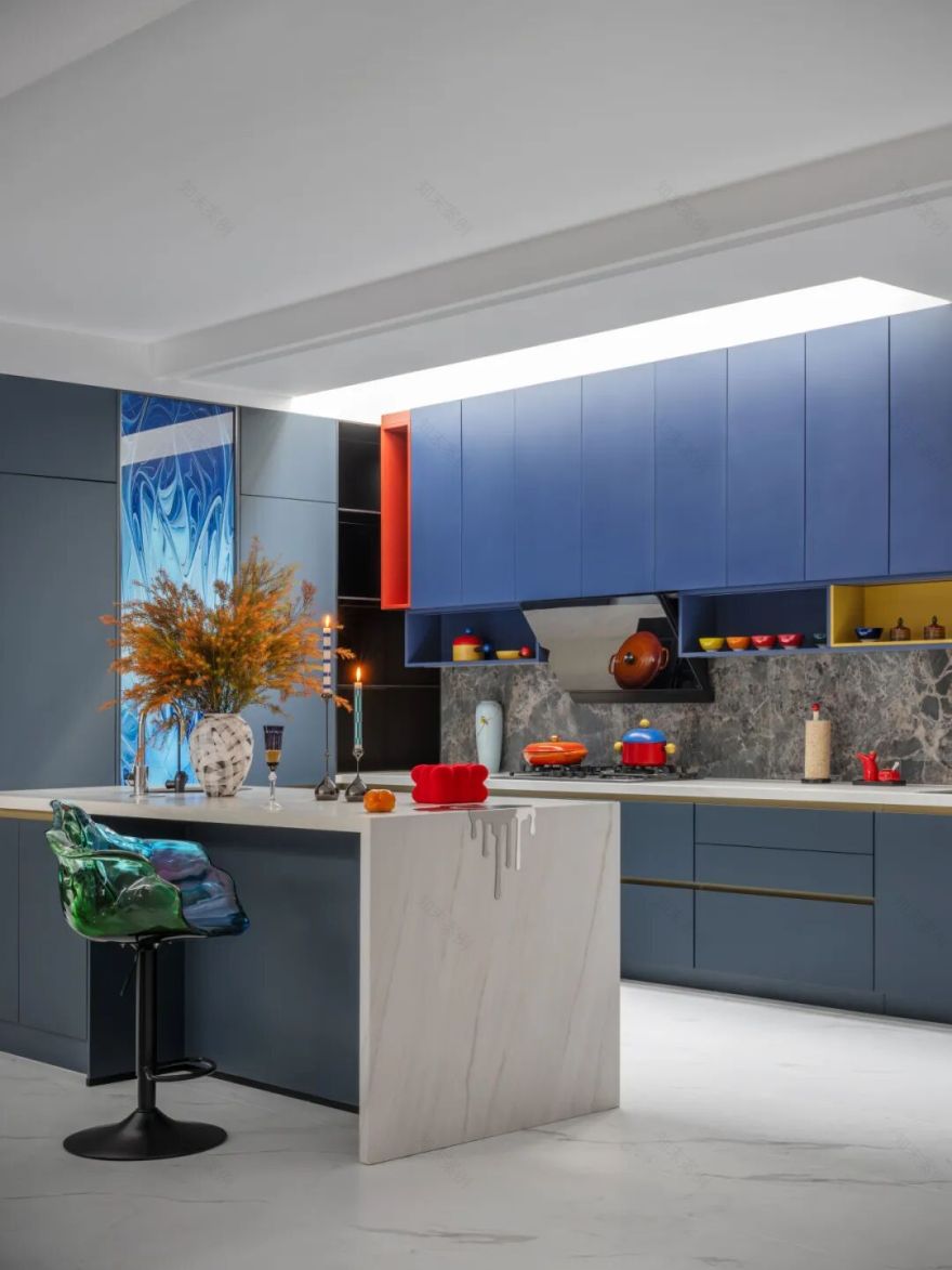 尚层设计院付霞新作|蒙德里安调色盘里的家-26