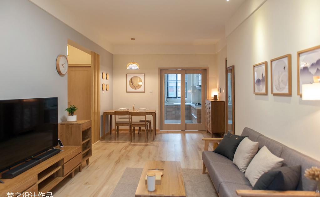 梵之设计丨平层丨秋之沐诗-10