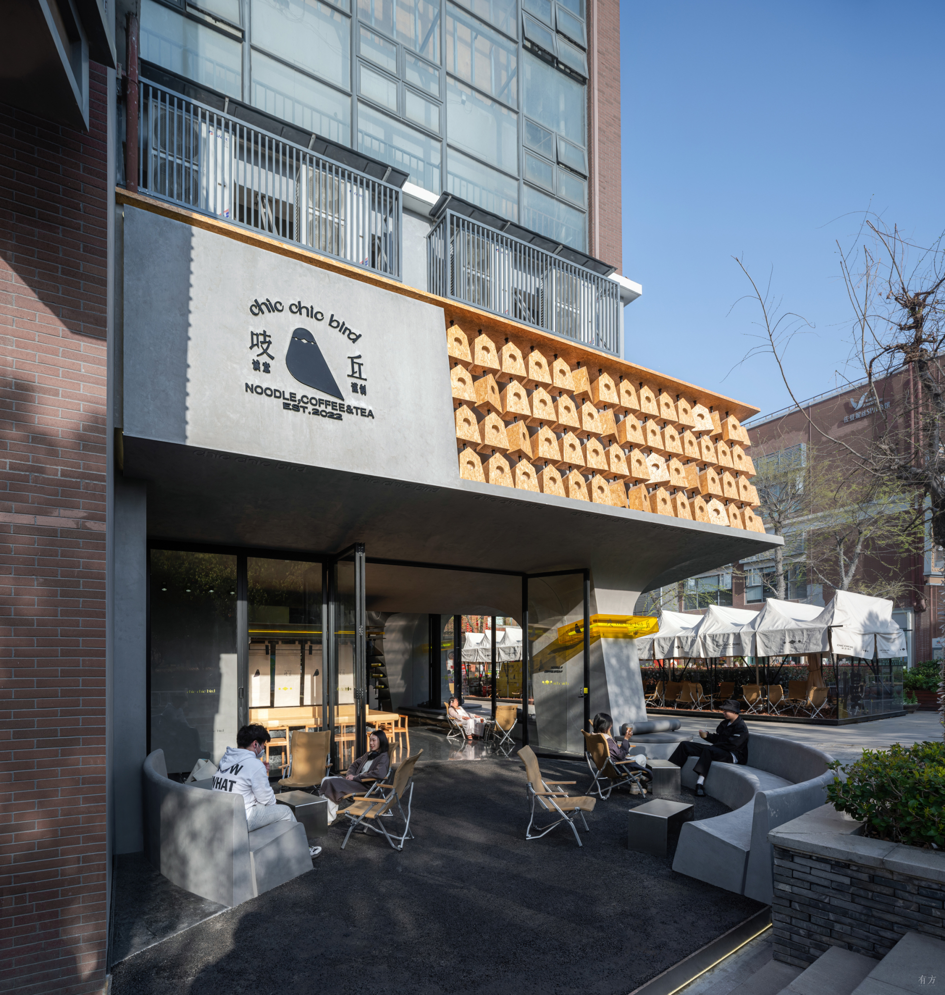 吱丘制面所+咖啡ChicChicBird丨中国武汉丨华中科技大学建规学院+青·微舍（武汉）工作室-27