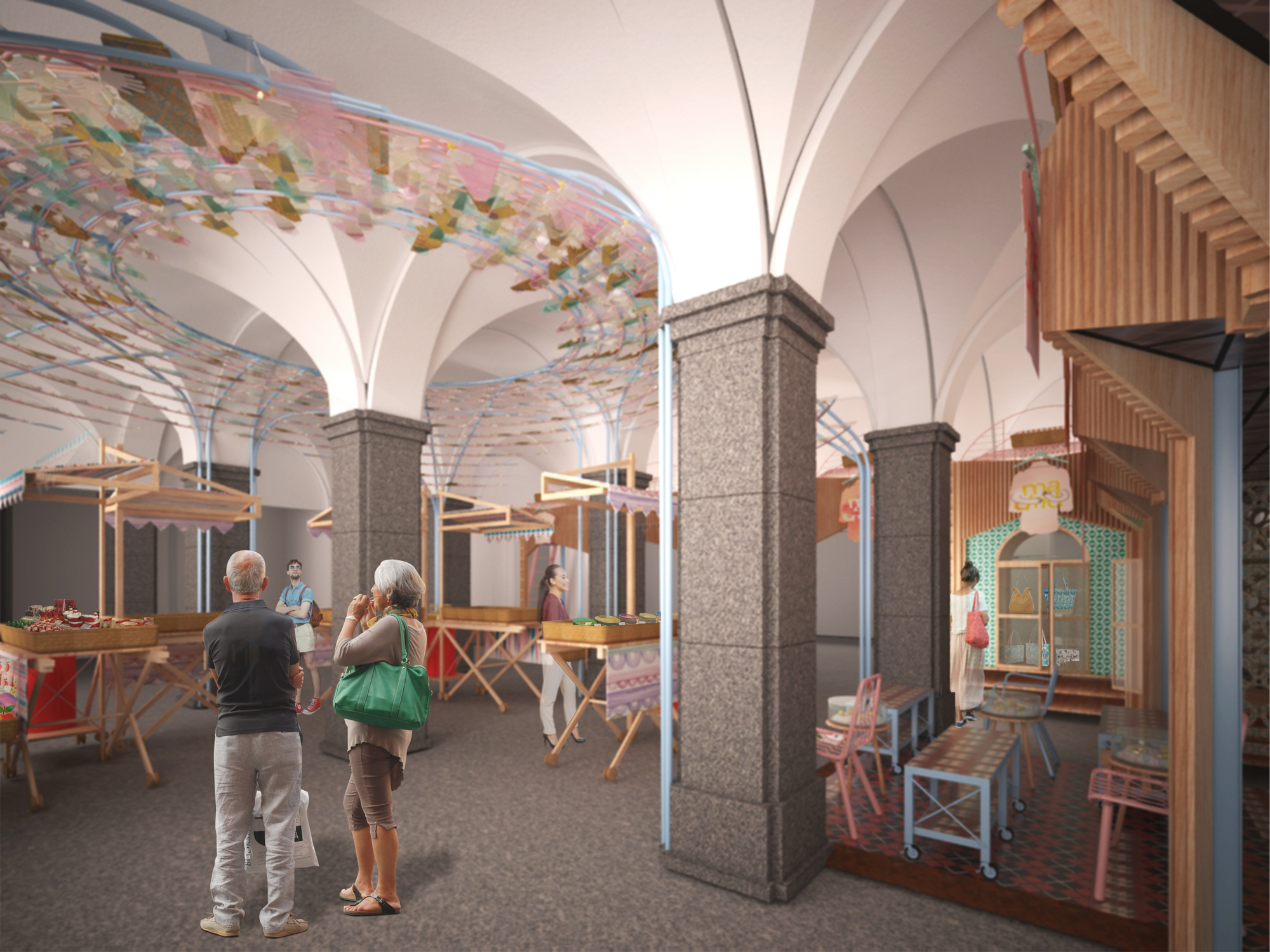 Madrid 地标设计,融合传统与现代的旅游礼品店-42