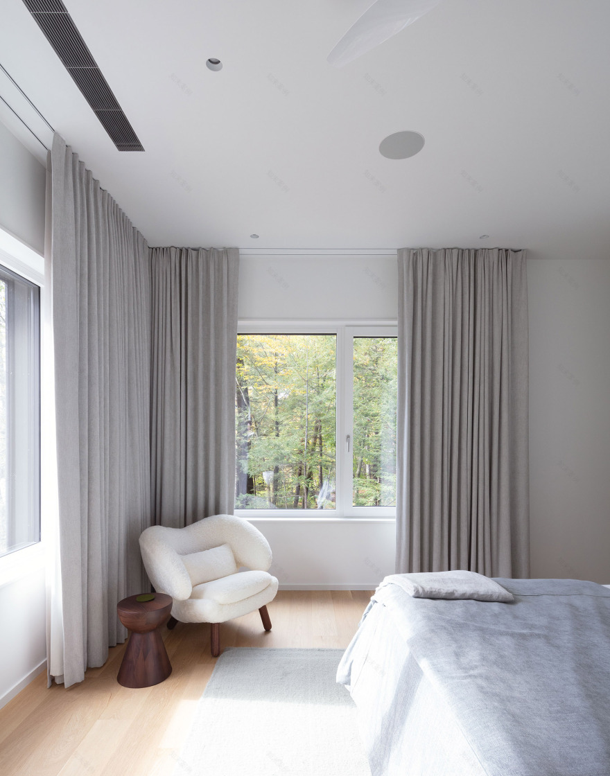 森林湖畔别墅丨美国丨Pachano & Vollert Architecture-54