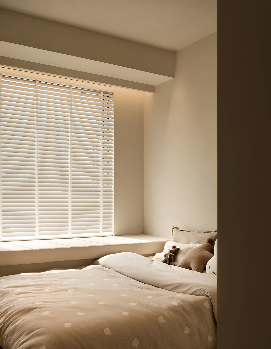 奶油原木风温馨小户型之家设计-30