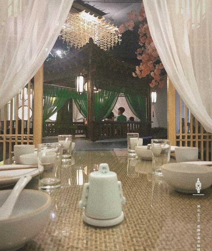 微尘空间设计事务所打造江南风情楚膳居餐厅-84