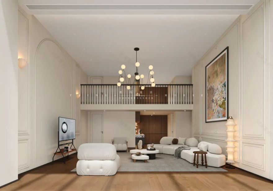 龙湖青云阙240㎡底跃改造丨李成设计团队-48