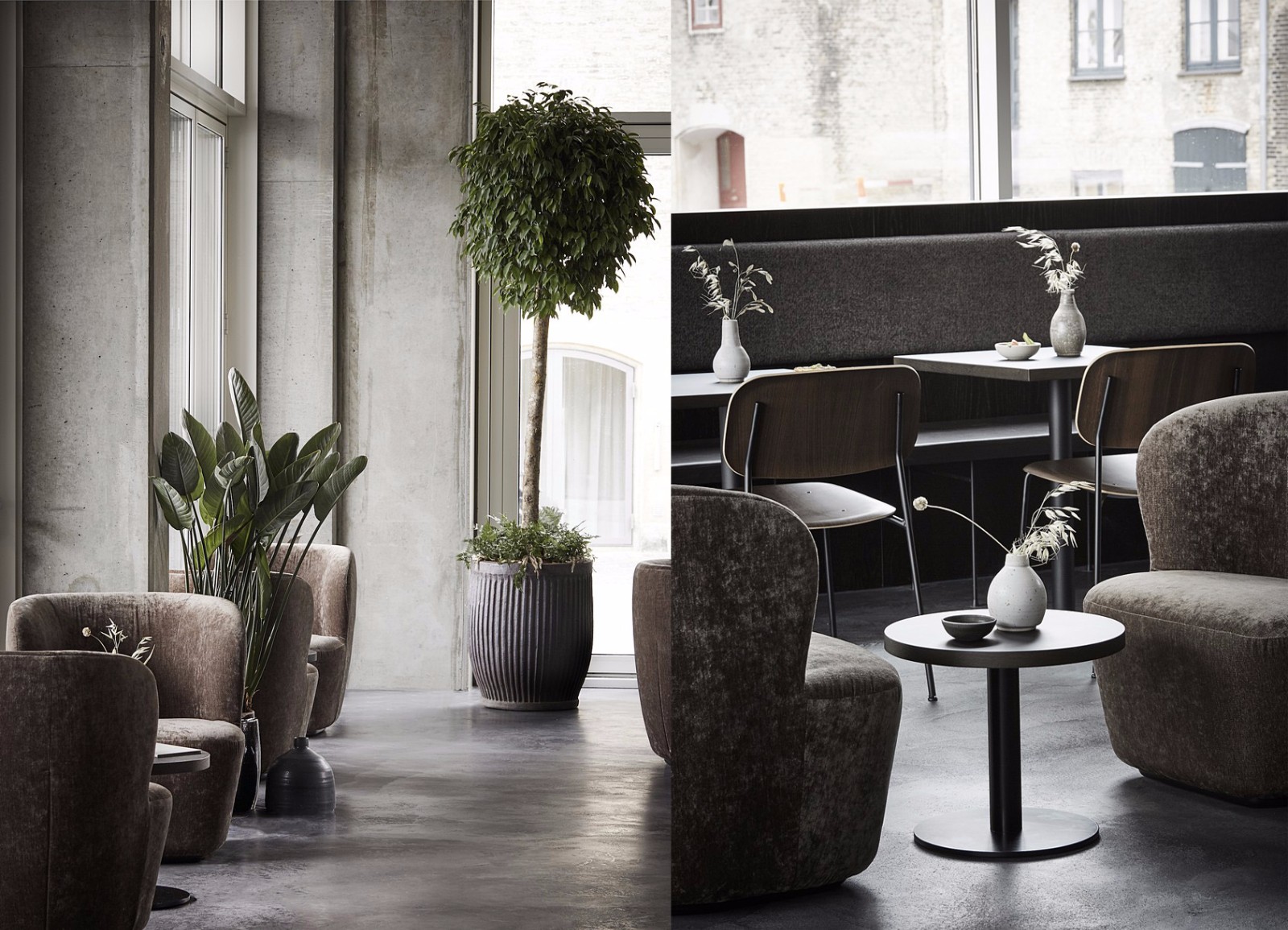 哥本哈根餐厅设计：工业与绿植的对比-2