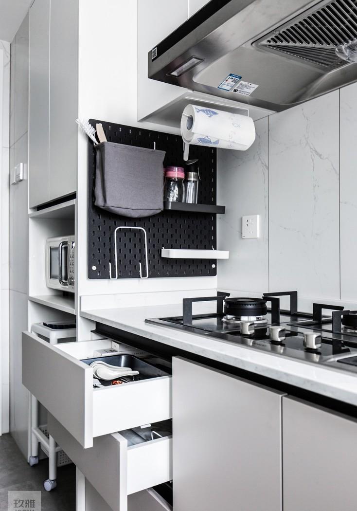 全能格局,珊瑚橘色点缀的玖雅平层设计-94