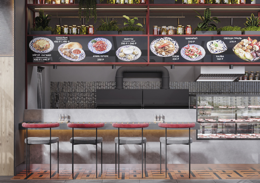 烤肉店(注:KEBAB常见指烤肉,KEBAB'S可理解为经营烤肉的店铺,这里结合俄语语境推测如此翻译) 丨俄罗斯莫斯科丨Muravina Anna,Sazonova Elena-8