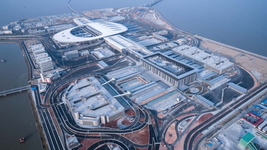 珠海人工岛港 | 创新绿色通关,智能交通典范-68