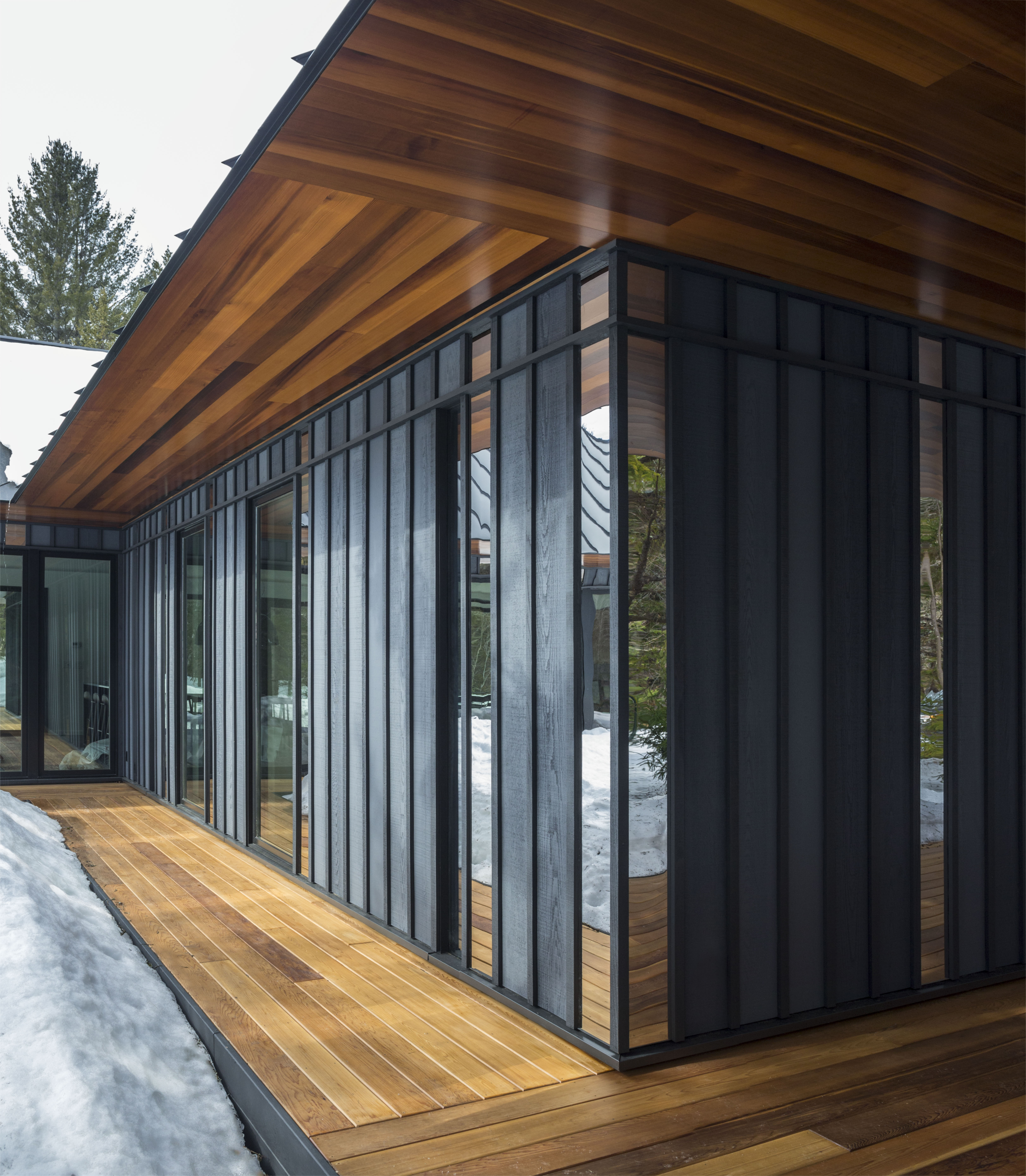 板条巴顿,融入自然的私密空间-20