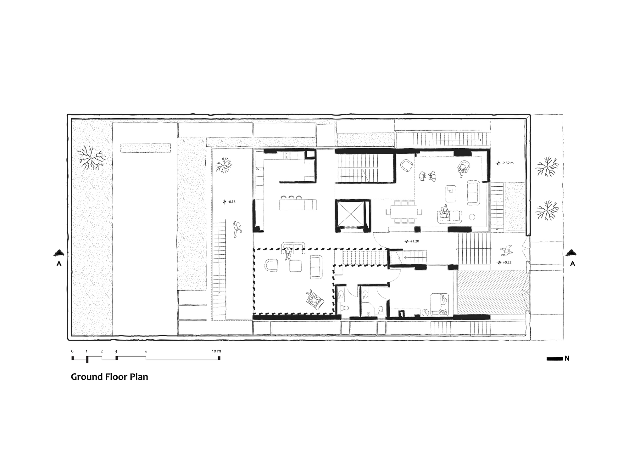 沙赫拉科别墅丨伊朗德黑兰丨Next Office–Alireza Taghaboni-16