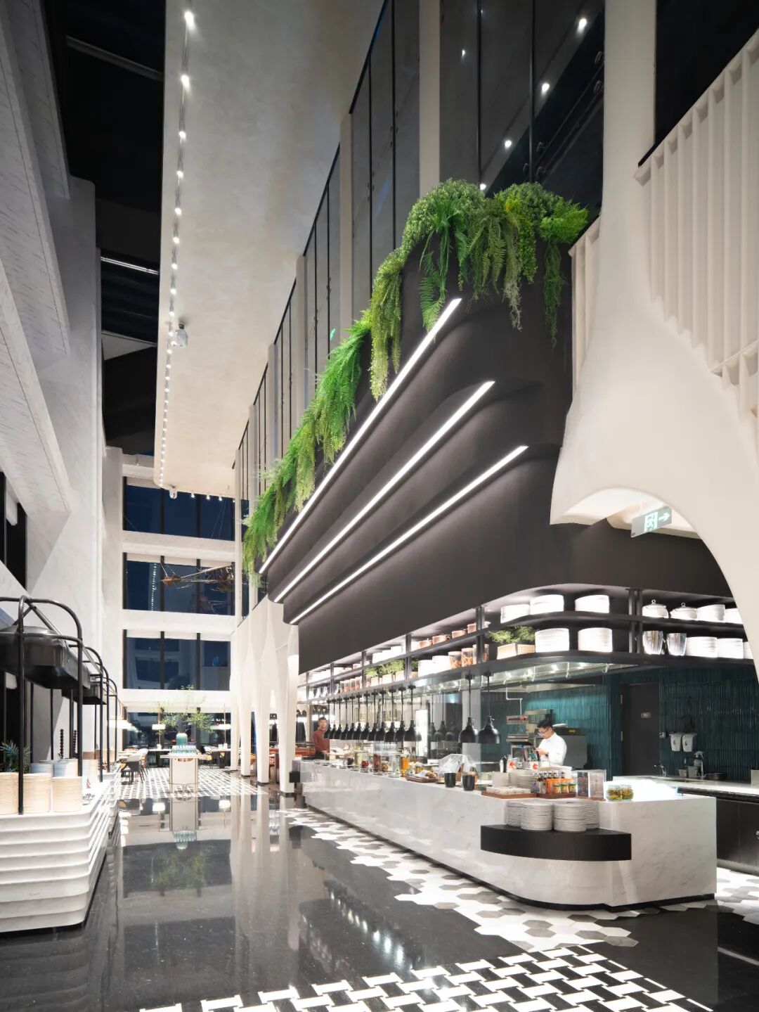 闽韵鹭岛・云端植境|厦门厦航费尔蒙酒店精品花园营造-115