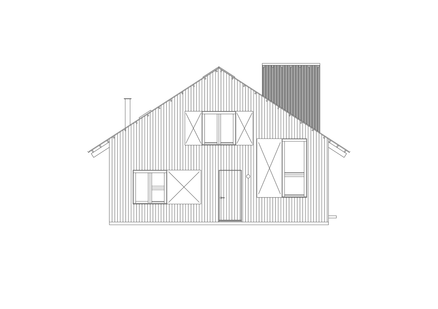 匈牙利木结构住宅，融入自然景观的设计之作-55