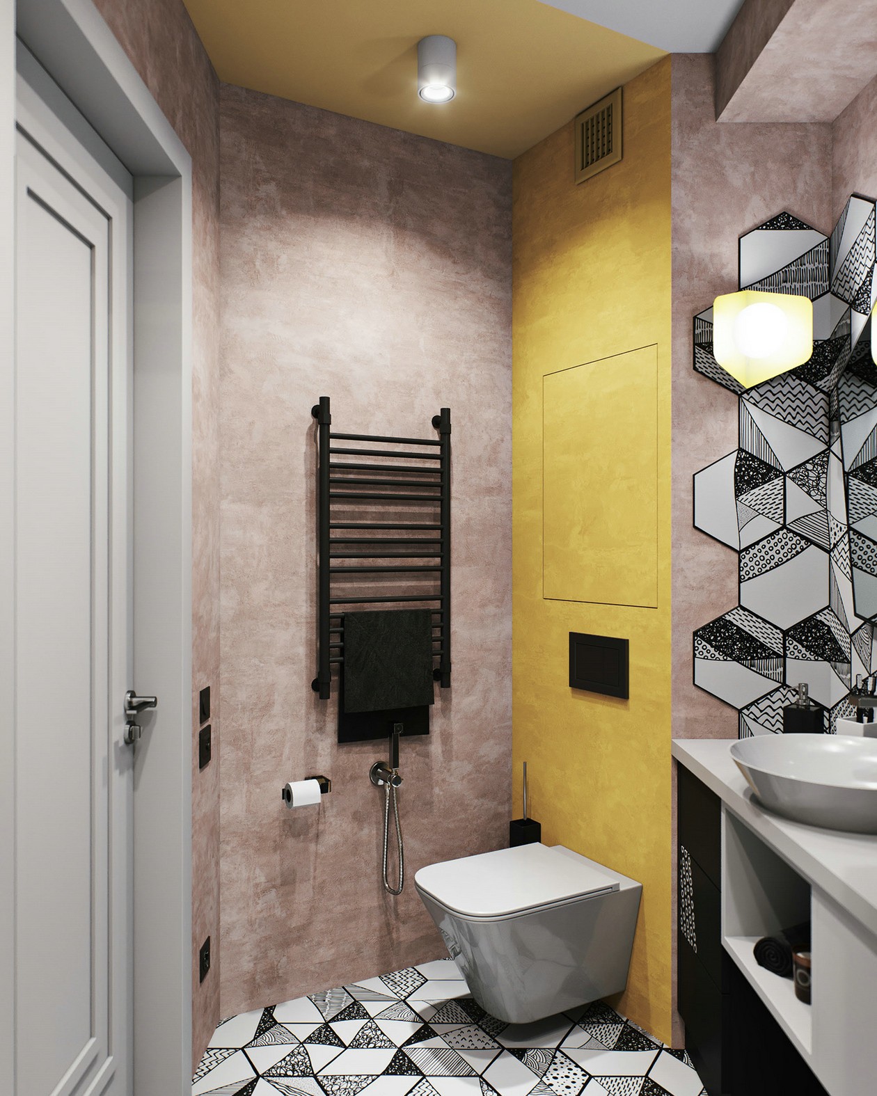 65平 多彩小空间设计！-22