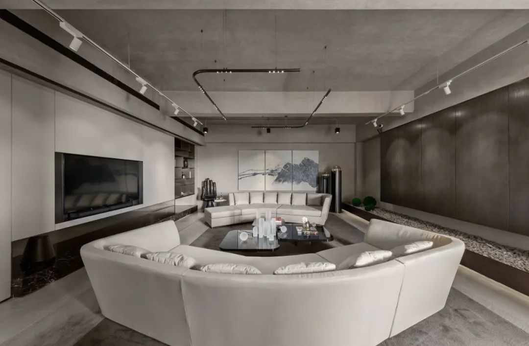 深圳福田区 1000㎡顶级奢华会所设计 | 低调优雅的高级灰空间-1