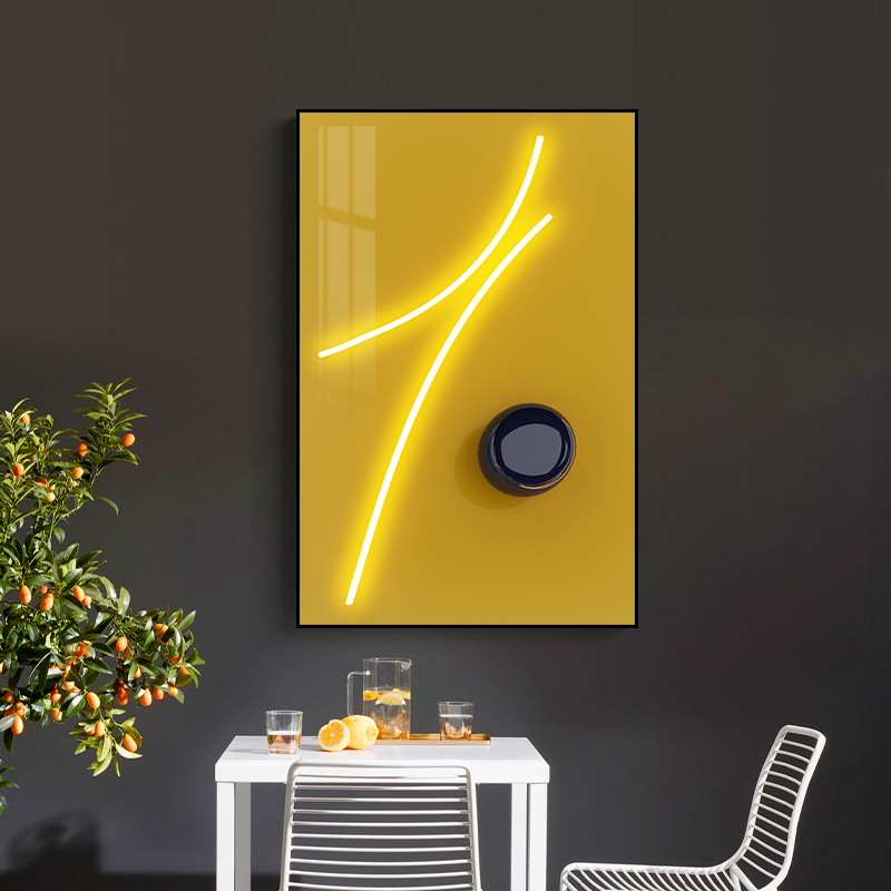 简欧风客厅书房-12