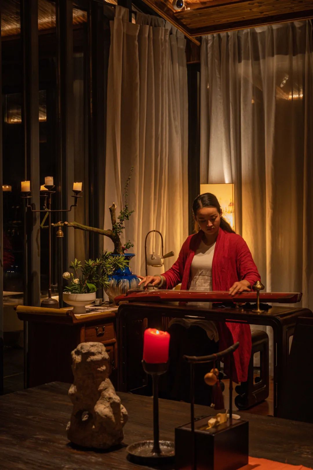 雨母山庄民宿茶室丨中国衡阳丨曲界·之间设计机构-49