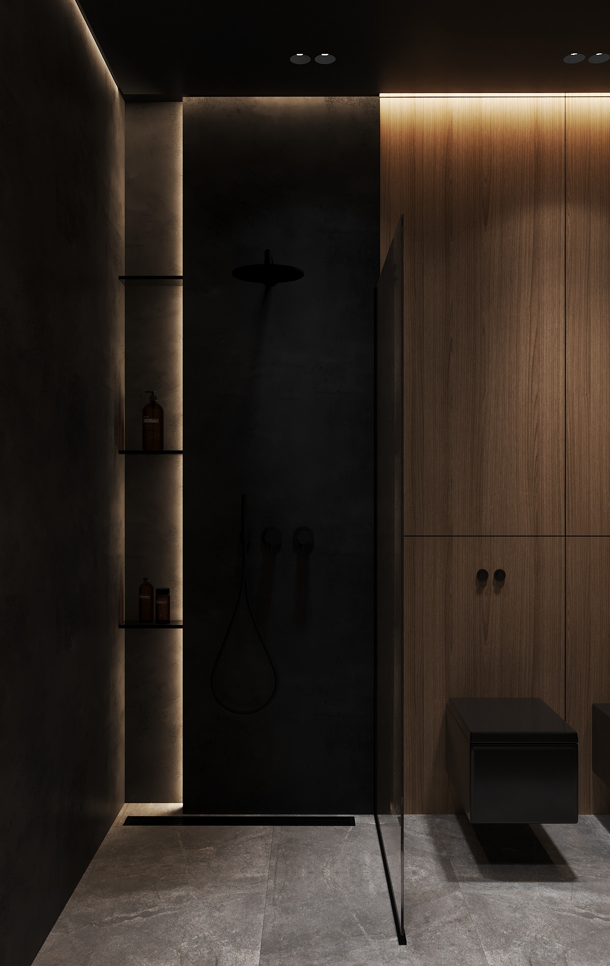 高级灰与墨绿的完美搭配-19