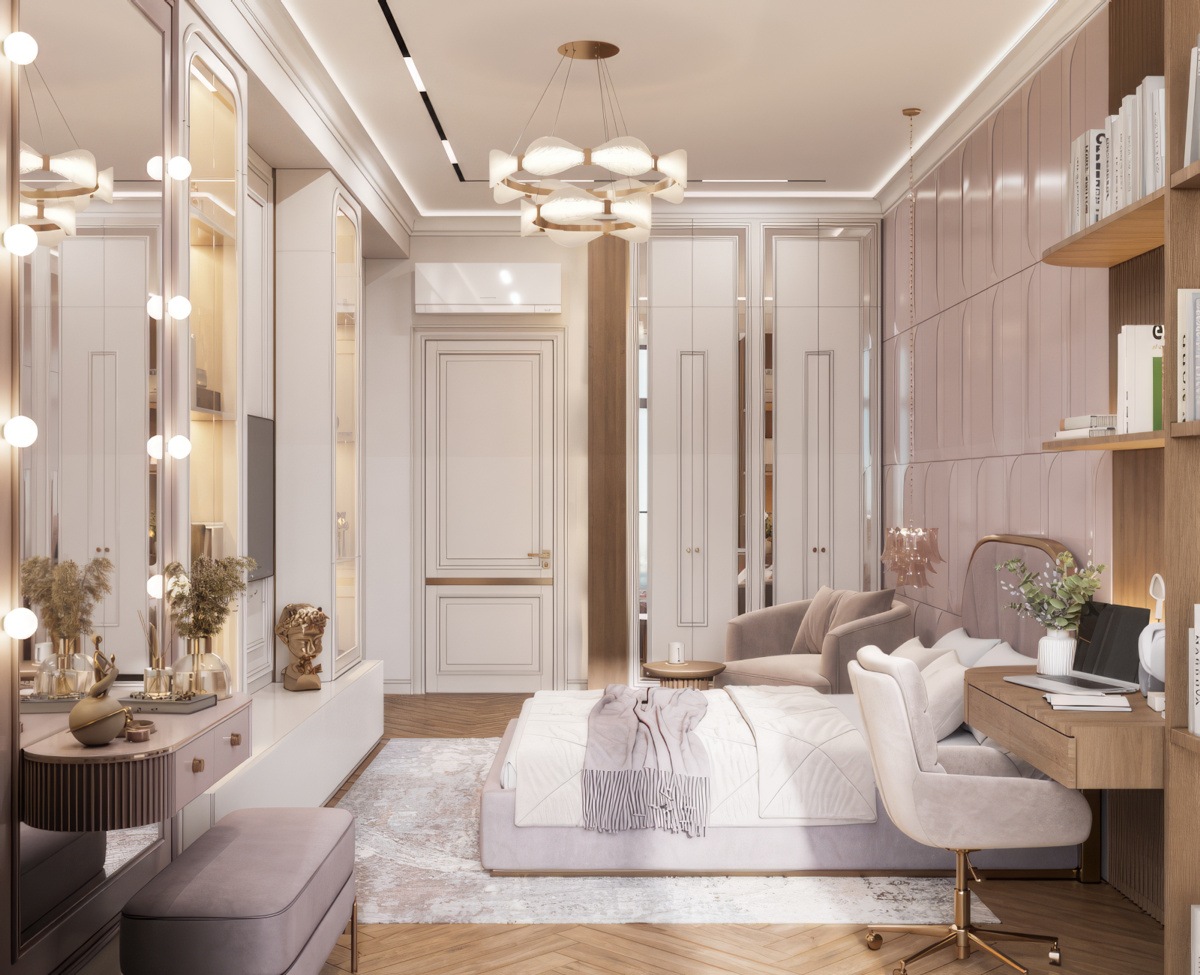 年轻女孩卧室设计-3