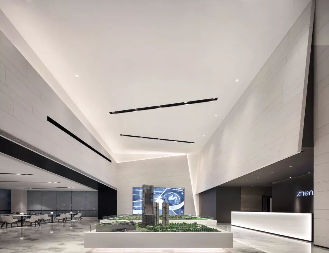 几何律动中的莆田正荣销售中心-14