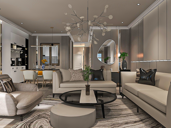 90 平米公寓设计-1