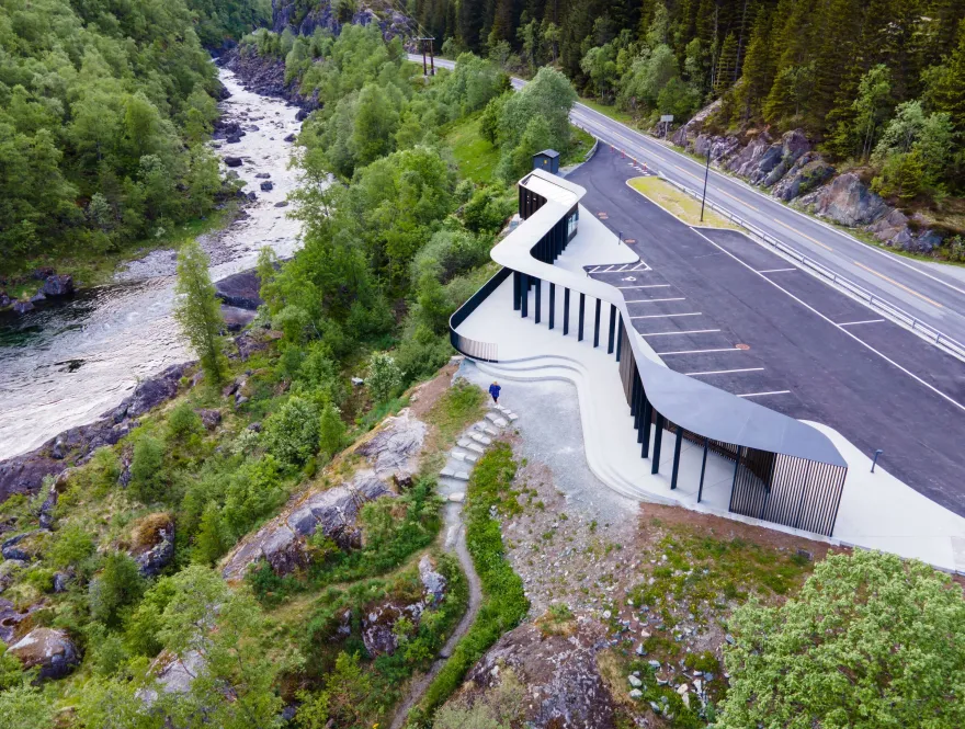 Flesefossen 休息区丨挪威丨Haugen,Zohar Arkitekter (HZA)-26