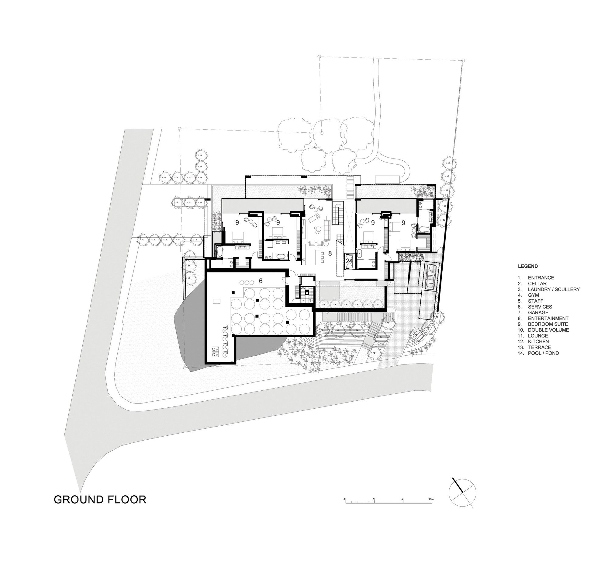 南非海景别墅,融入自然的简约奢华-54
