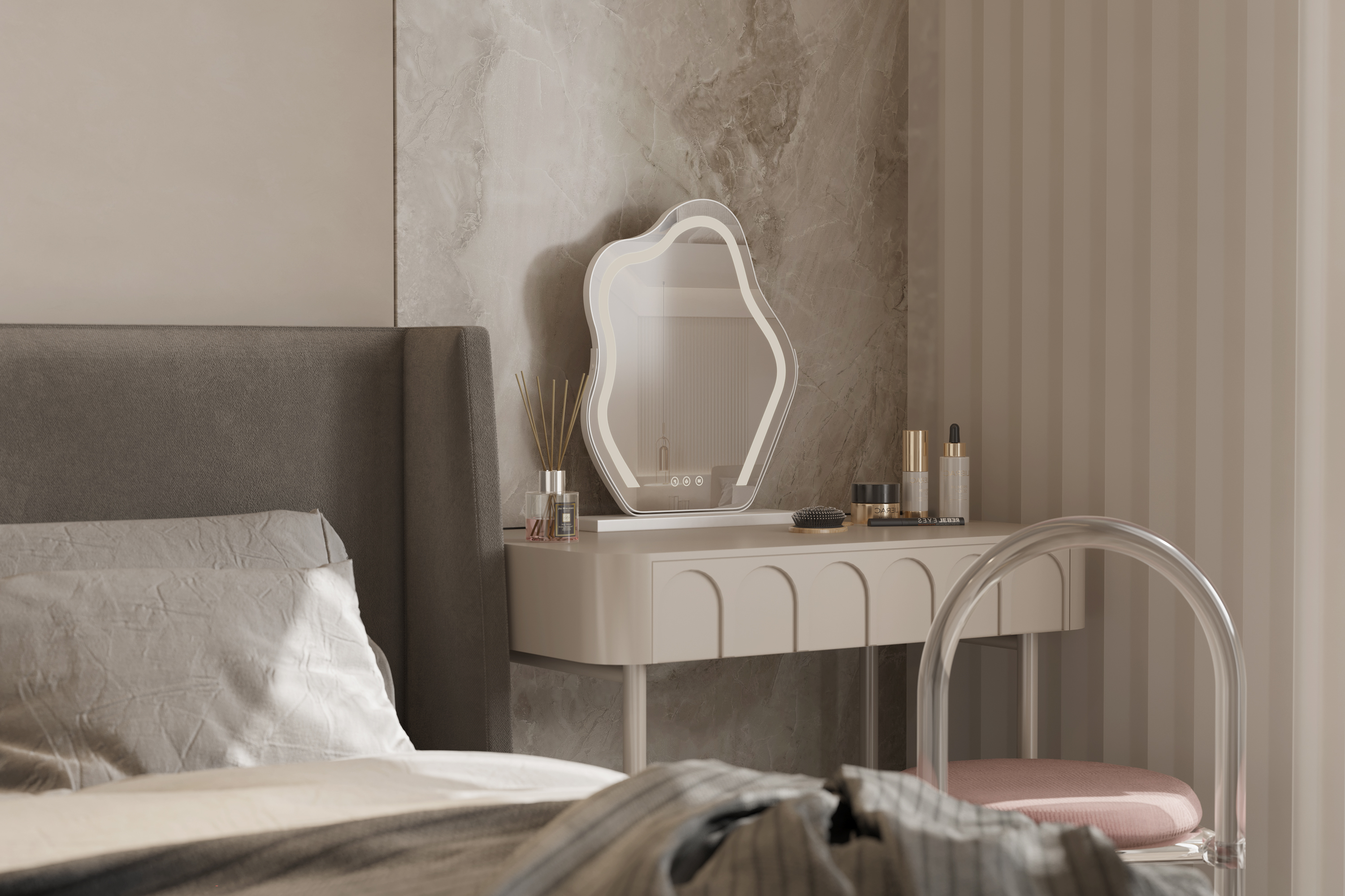 现代家装客餐厅卧室   效果图表现-17