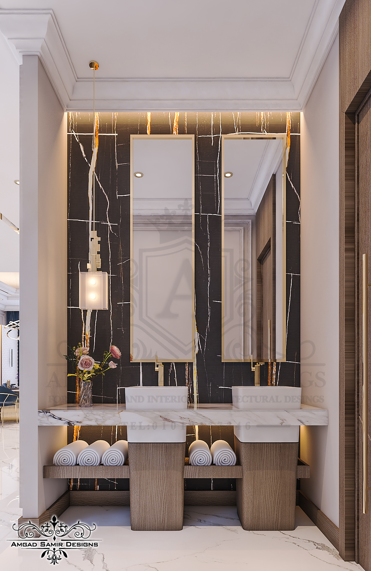 Neo Classic Modern for the ground floor of a villa-14