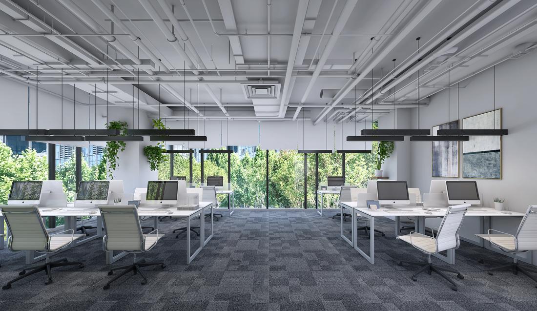 汉威国际工装创客空间——现代创意办公空间设计-64