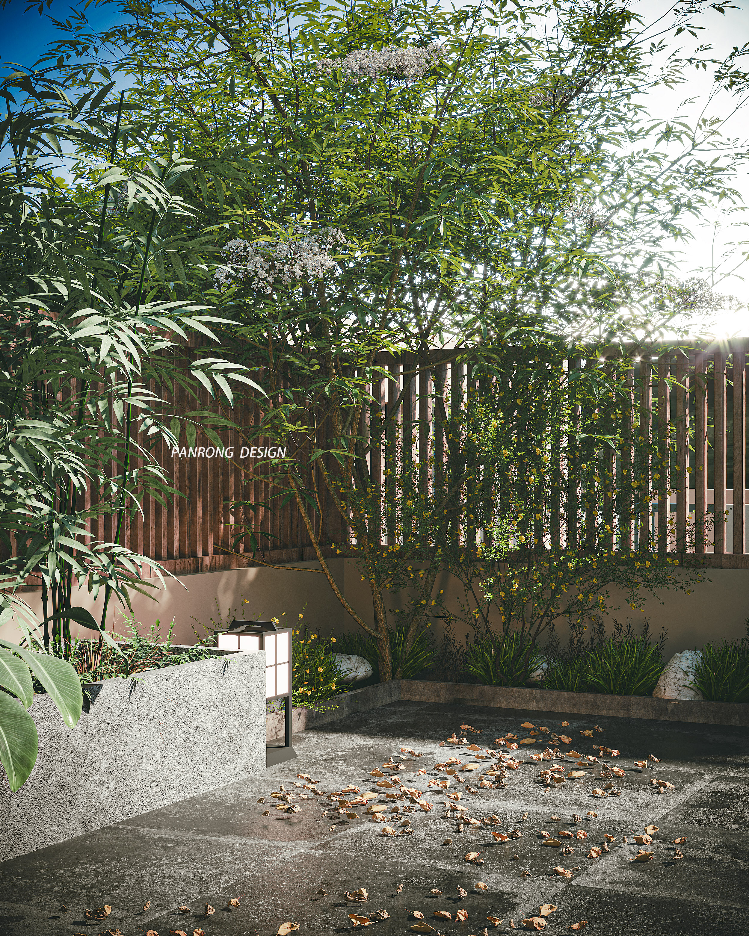 小院子的精致变身 | 3DMAX2016 与 PSCC2019 打造的空间艺术-4