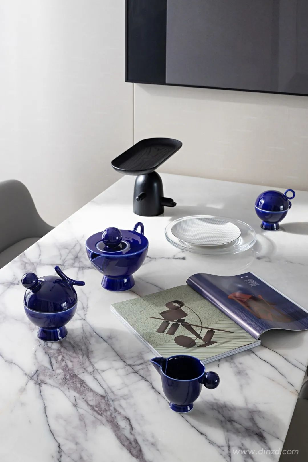 方直·彩虹公馆 | 现代轻奢的蓝色魅力-16