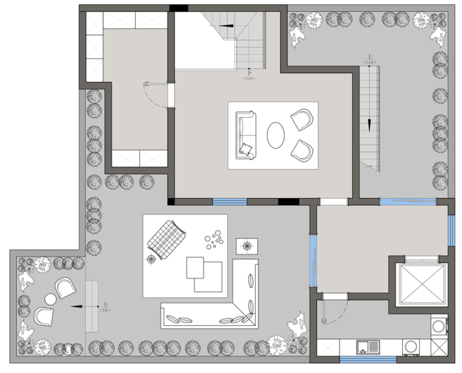恒大金碧天下现代轻奢别墅丨尚层装饰（北京）有限公司成都分公司-37