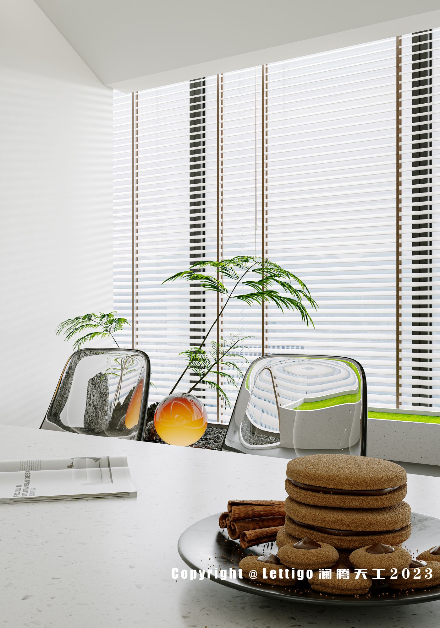 现代纯白极简办公空间案例分享-6